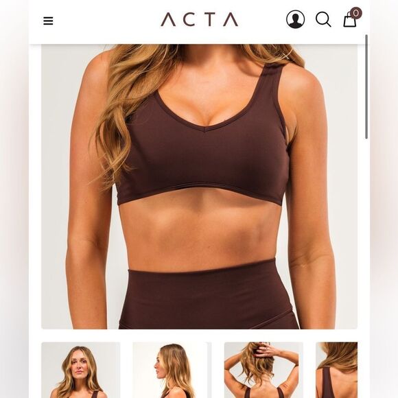 NWOT ACTA X jorryfit americano EVO scoop Bra - Picture 1 of 4